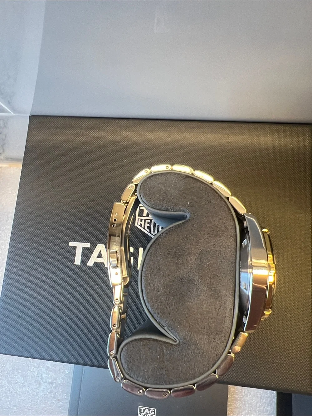 Tag Heuer Ladies Aquaracer SS and Gold w/Diamond markers - WBD1322.BB0320